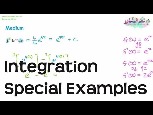 Integration | Special Examples | Revision for Maths A-Level and IB