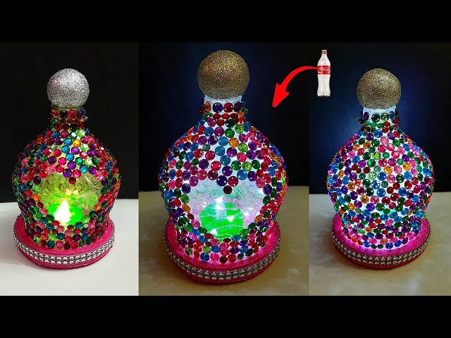 New Best out of waste Tealight holder made from Plastic Bottle at home | DIY home decoration ideas