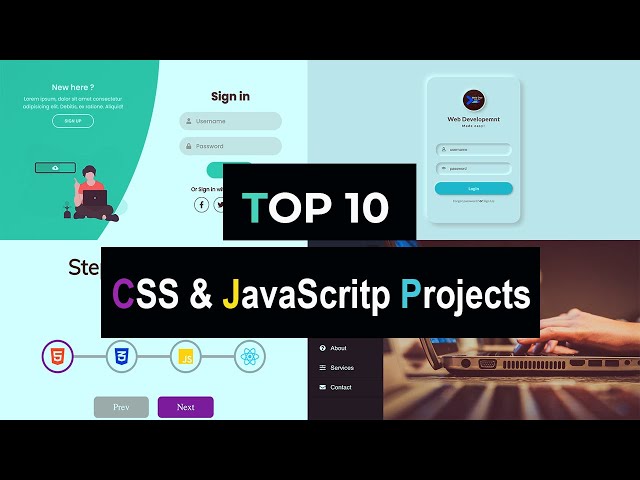🎬Top 10 CSS & JavaScript Projects🙌