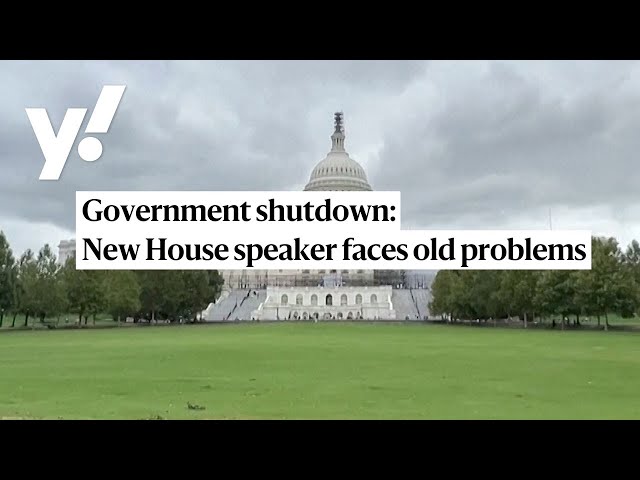 Government shutdown: New House speaker faces old problems passing budget