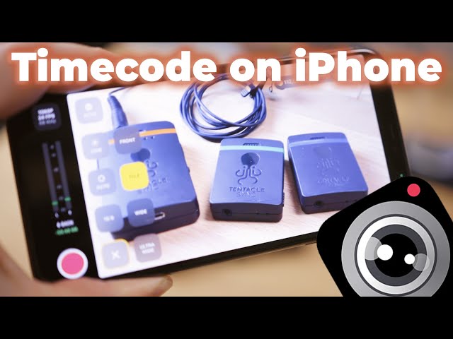 REC App: Timecode Enabled iPhone Video Recorder — Tentacle Track E and Sync E Compatible