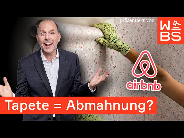 Abmahnung wegen Fototapete! Warum Bilder auf Airbnb teuer werden können | Anwalt Christian Solmecke