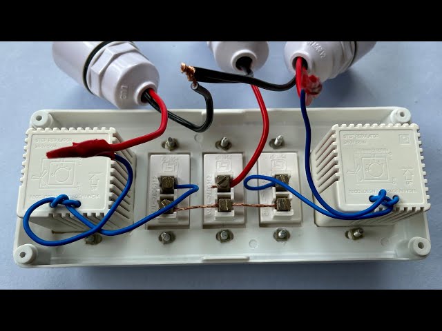 2 😆Fan regulators connections | Wiring of switch board with 2 fan dimmer |
