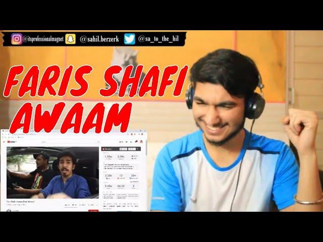 Faris Shafi - Awaam (Feat. Mooroo) | REACTION | PROFESSIONAL MAGNET |