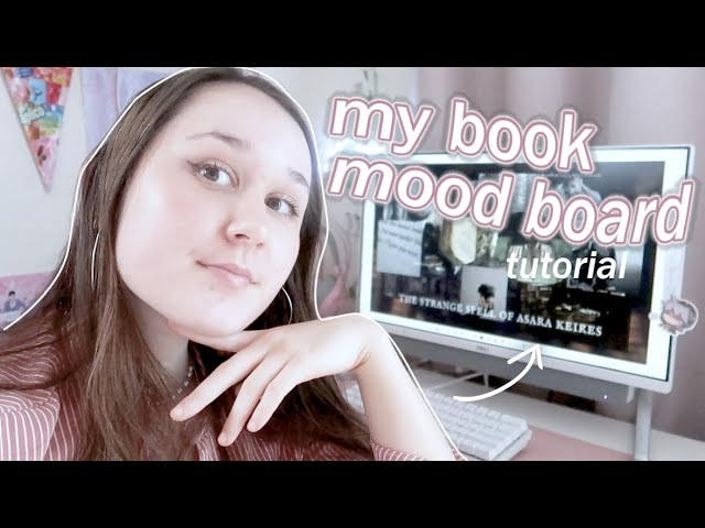 create a mood board with me for my novel💭💌talking about my projects, tutorial + pinterest board tips