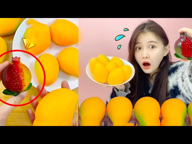 Fun Treasure Hunt! Is There A Pomegranate Hidden Inside The Mango? It Can Even Change Color!