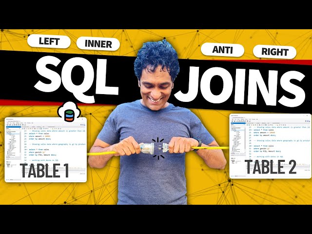 SQL Joins - Beginner to PRO Masterclass with 10 Examples