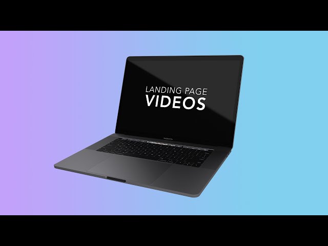 Create Unique Videos for Website Landing Pages