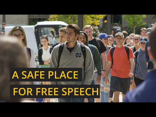 A safe place for free speech on campus
