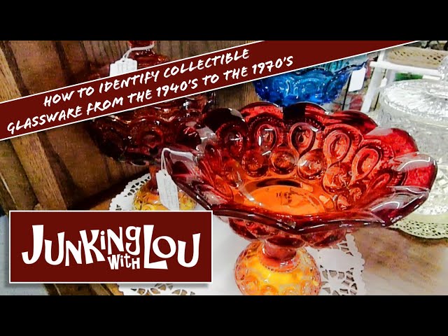 How to Identify collectible glassware from the 1940's to the 1970's