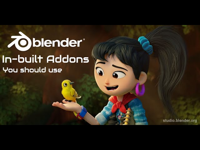 Best blender in-built add-ons you can use | Blender_stuffs