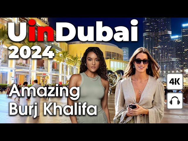 Dubai Live 24/7 🇦🇪 Amazing Burj Khalifa, City Center [ 4K ] Walking Tour