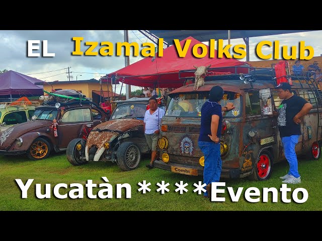 El Izamal Volks Club Evento 2023. Beetle swap meet Merida Yucatan Mexico.