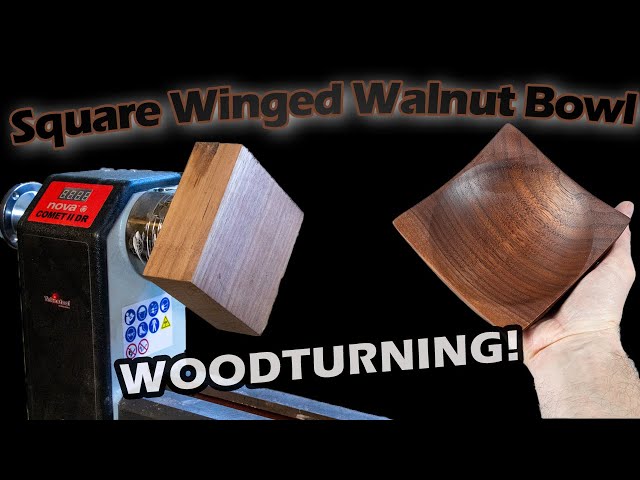 Woodturning a Winged Walnut Bowl
