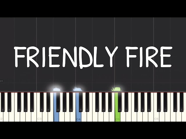 Linkin Park - Friendly Fire Piano Tutorial | Medium