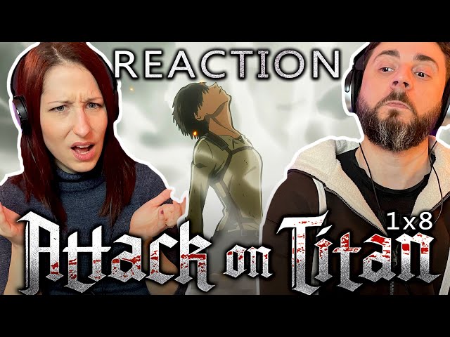HOW?? | Her First Reaction to Attack on Titan | S1 E8