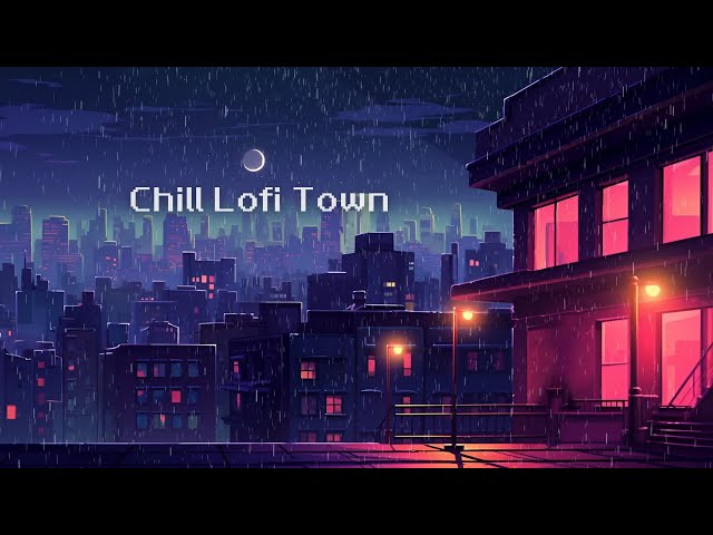Escape to Lofi Rain City 🌃 Relax and Unwind with Soothing Tracks 💟 hip hop beats to chill / relax
