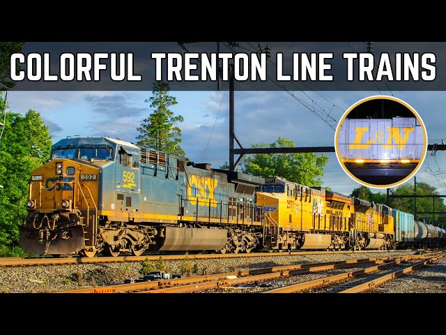 Evening Trains on the Trenton Line - May 19, 2024