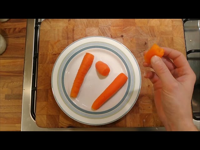 Whole Cooked Carrots