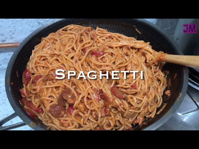 Simpleng pagluto ng pinoy Spaghetti / creamy spaghetti ala jollibee / yummy Spaghetti recipe