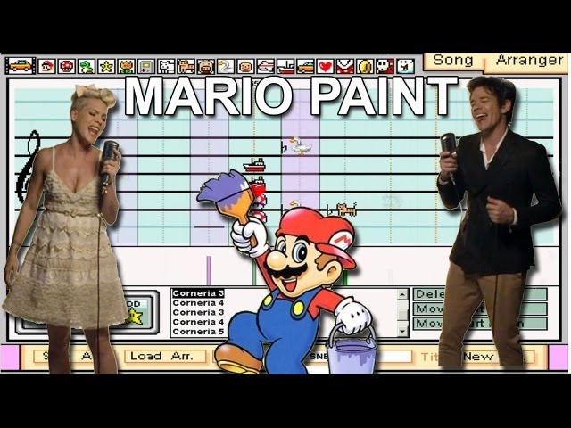 Just Give Me a Reason - Mario Paint Composer - P!nk ft Nate Ruess