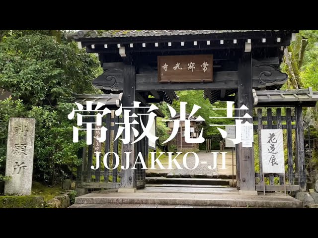京都嵐山 新緑の常寂光寺 Jojakko-ji Temple in Kyoto