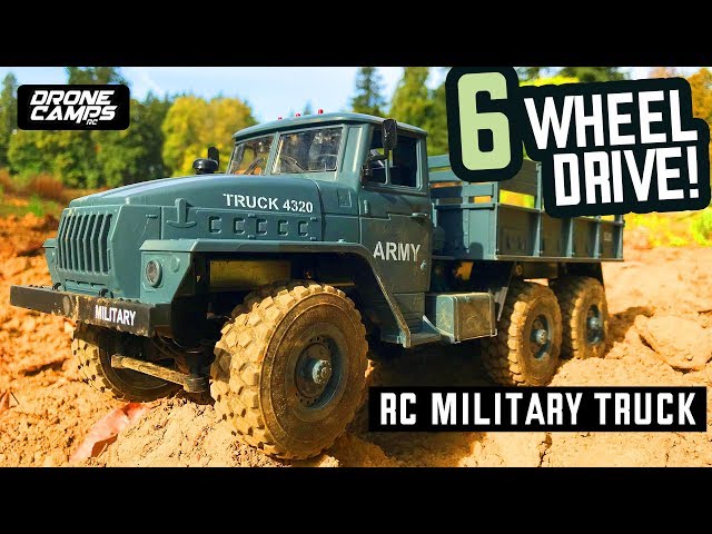 RC MILITARY TRUCK - 6WD SOVIET URAL 4320 Transport Truck - Review & Payload Drive Test