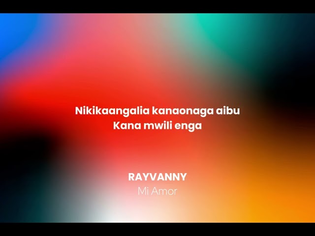 Mi Amor -  Rayvanny ft Gerilson Insrael