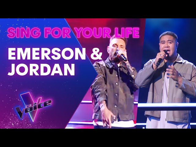 Emerson & Jordan Sing For Their Lives | The Battles | The Voice Australia