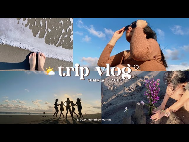 ☆ trip vlog: beach with the girls