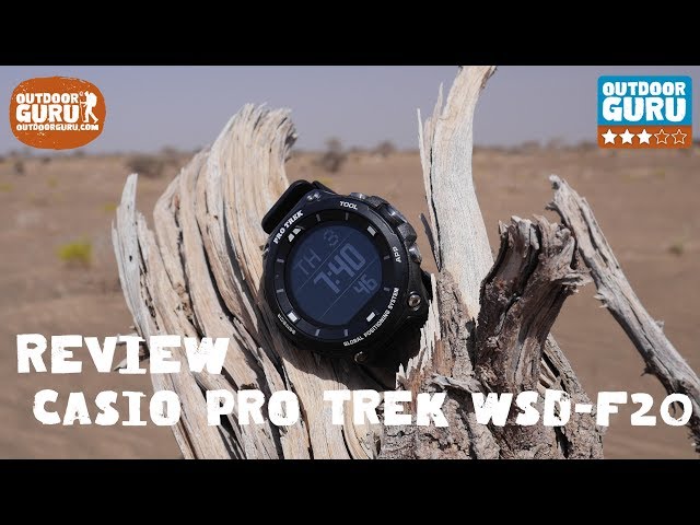 Casio Pro Trek WSD-F20 REVIEW (English)