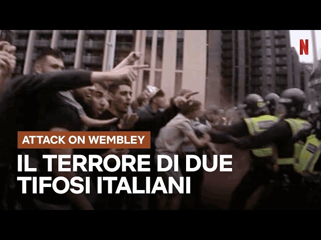 DUE TIFOSI ITALIANI vengono TERRORIZZATI durante la finale a WEMBLEY | Netflix Italia