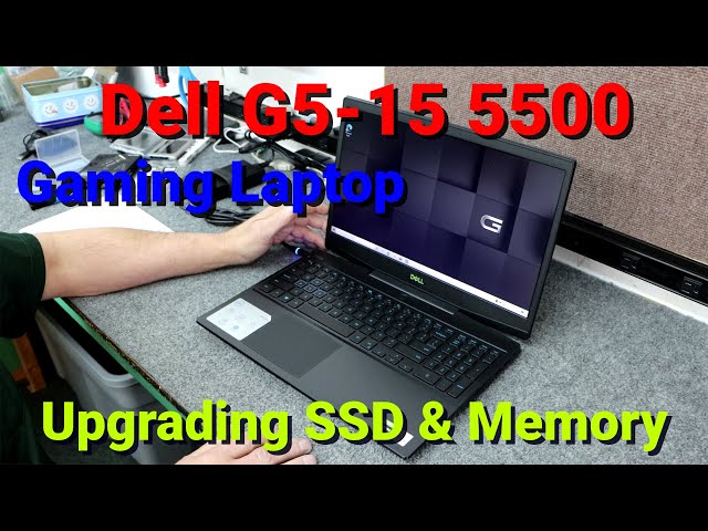 Dell G5 5500 Gaming Laptop SSD Upgrade, Memory Upgrade, Clean Windows Install  --4K Available--