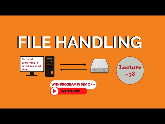 File Handling in C Programming | Creating📁Opening📂Reading📁Writing📂Closing📂