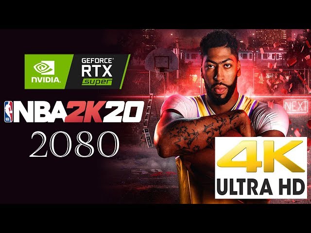NBA 2K20(PC 60 FPS) 4K Max Settings NVIDIA RTX 2080 Super Gameplay with FPS Counter