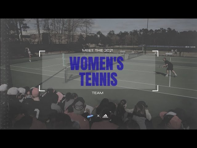 Francis Marion University 2021 Women's Tennis Introduction Video