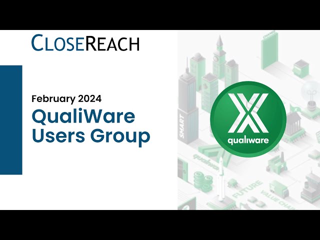Canada's QualiWare Users Group Meeting: February 2024