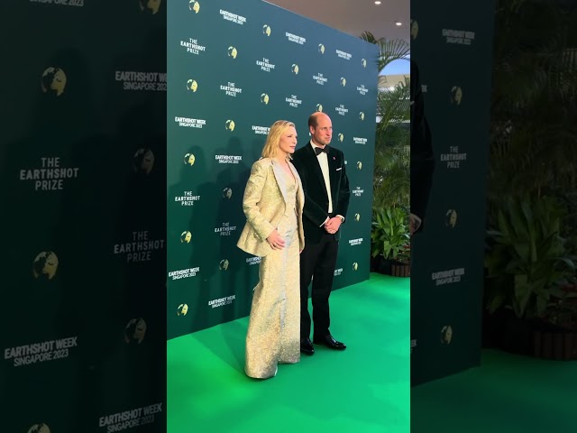 Prince William & Cate Blanchett hit the green carpet
