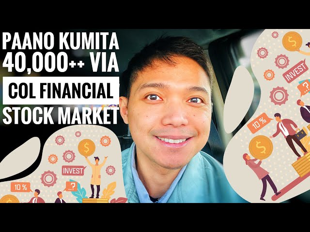 HOW I EARN 40000 PESOS IN STOCK MARKET! PAANO KUMITA NG 40,000++ PAANO ITO MA-WITHDRAW #colfinancial