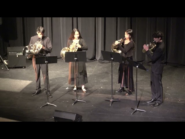 James Logan French Horn Quartet - Winter Spectacular 2023 - Away in a Manger