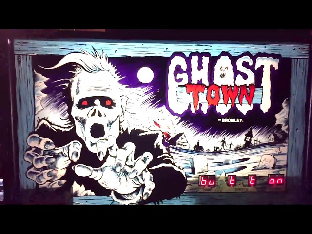 GHOST TOWN Arcade Rifle Game by Bromley 1991