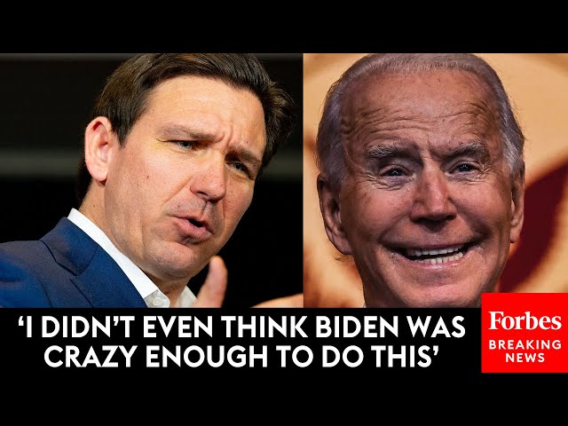 BREAKING NEWS: DeSantis Reacts To Report That Biden May Bring Palestinian Refugees From Gaza To U.S.