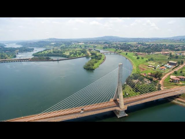 Driving Over The Nile River Bridge - Jinja