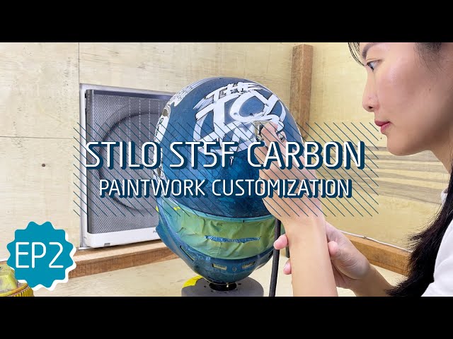 STILO ST5F CARBON | ASMR | The Icy M3 | Matte Paints | Helmet Paintwork Process [ENG SUB] [EP 2]