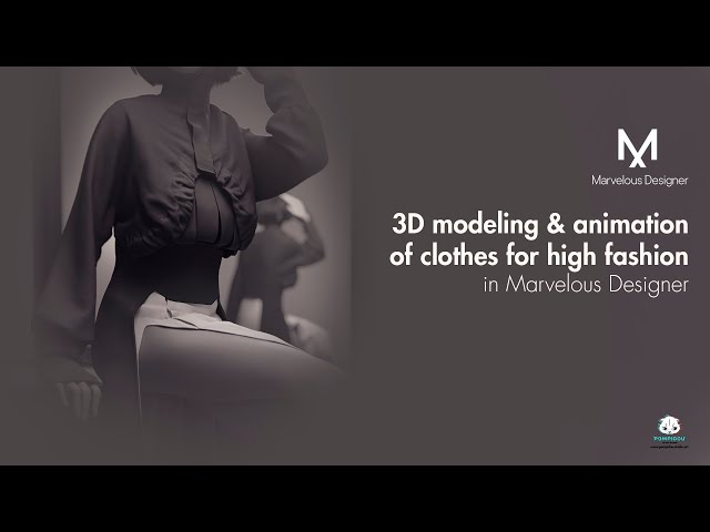 3d modelling and animation of clothes for high fashion in Marvelous designer 9
