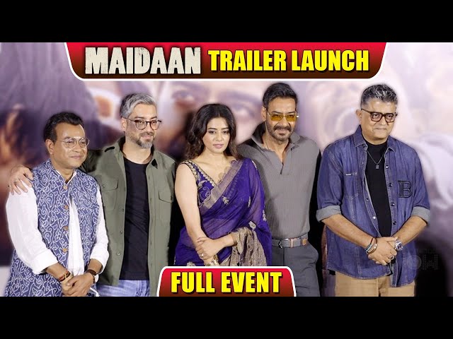Maidaan Trailer Launch Full Event UNCUT | Ajay Devgn, Boney Kapoor, Priyamani, Gajraj Rao & More