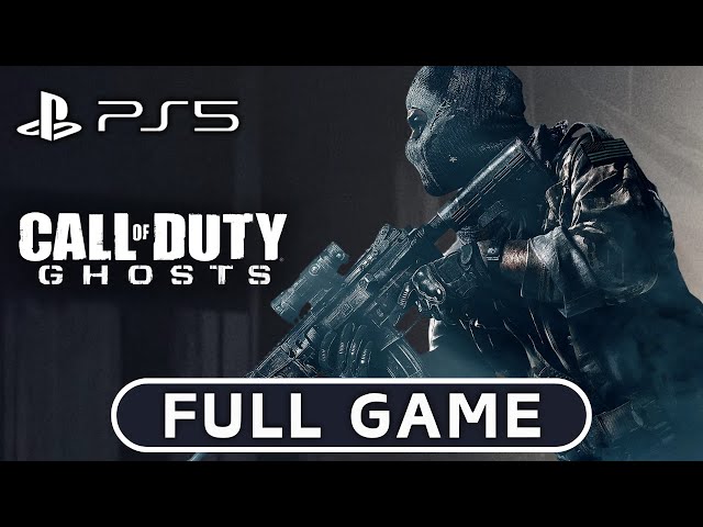 Call Of Duty Ghosts Gameplay Walkthrough FULL GAME [1080P HD PS5] - No Commentary