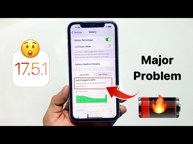 iOS 17.5.1 Major Problem - iPhone Charging Hold Due to Temperature - How to Fix