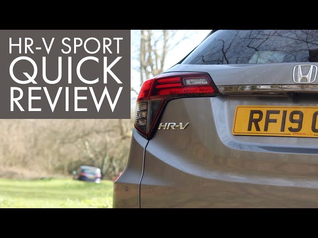 2020 Honda HR-V Sport Quick Review [Four Wheels, Four Minutes]