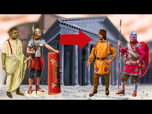 Why and When did the Romans start wearing different Clothing and Armor?